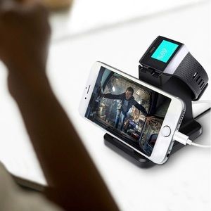 Dual Fitbit Ionic Charger & Phone Stand / Charger